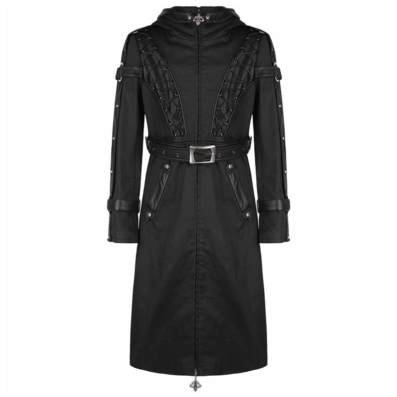 Darkrock Mens Cotton Twill Steampunk Tailcoat Jacket Goth Victorian Coat/Trench